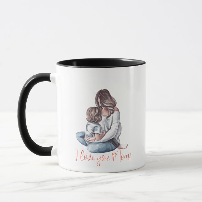 "Ich Liebe dir Mama!" Mutter und Kind Tasse (Links)