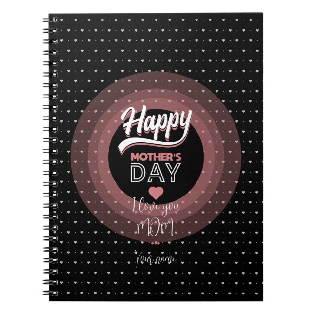 Ich Liebe dir Mama Notizblock (Vorderseite)