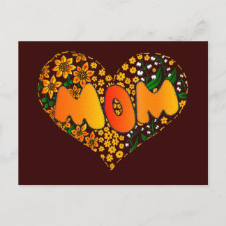 Ich Liebe dir Mama Postkarte