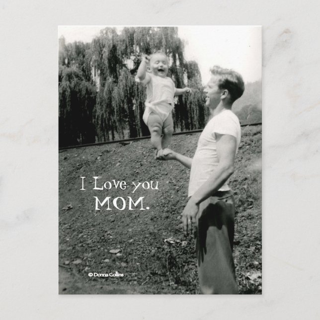 Ich Liebe dir Mama Postkarte (Vorderseite)