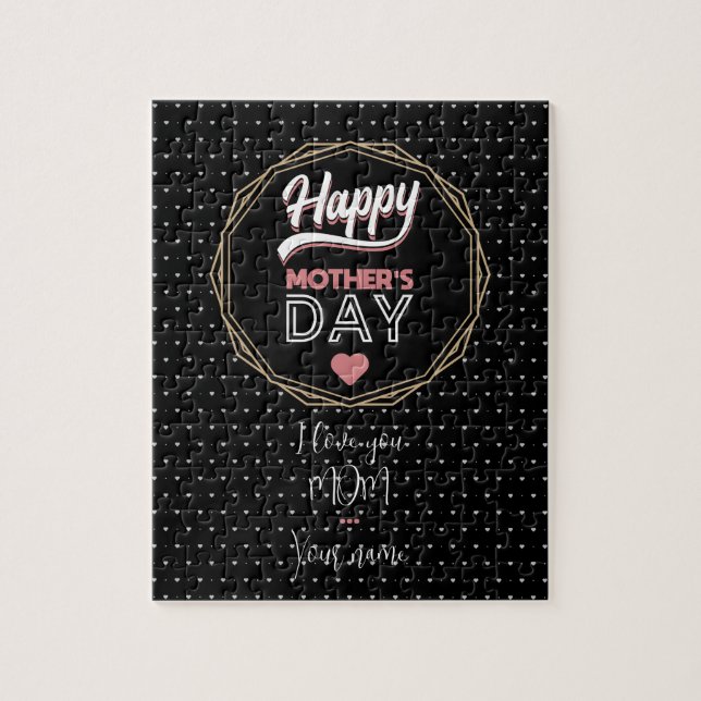 Ich Liebe dir Mama Puzzle (Vertikal)