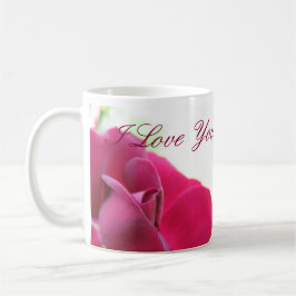 Ich Liebe dir Mama Soft Pink Rose Tasse
