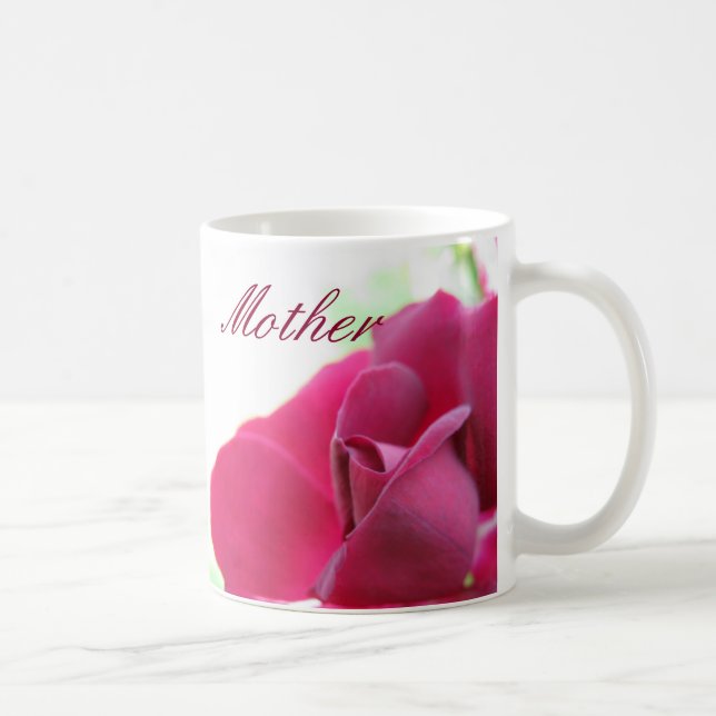 Ich Liebe dir Mama Soft Pink Rose Tasse (Rechts)
