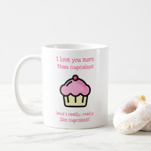 Ich Liebe dir mehr als Kuchen! Funny Tasse