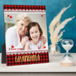 Ich Liebe dir Oma Personalisierte FotoCollage Fotoplatte<br><div class="desc">Eine schöne,  ich Liebe Sie Oma Personalisiert Foto-Plakette ist eine großartige Möglichkeit,  Oma Ihre Liebe in ihrem besonderen Geburtstag zu zeigen.</div>