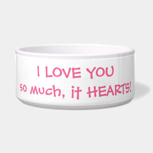 Ich Liebe dir so sehr es Herzen Tiny Hearts Big He Napf