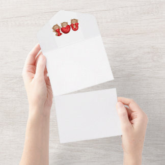 Ich Liebe dir Teedy All In One Einladung