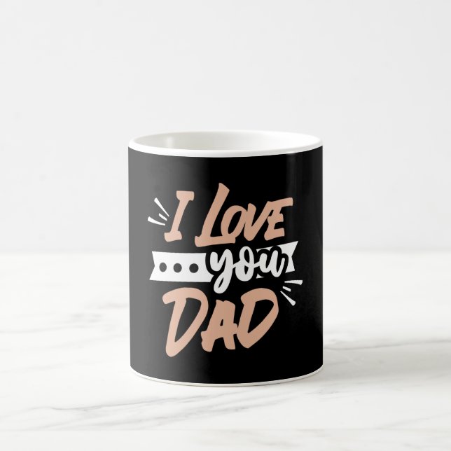 Ich Liebe dir Vater Kaffeetasse (Mittel)