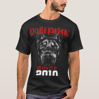 Ich liebe Dobermann seit 2010 T-Shirt