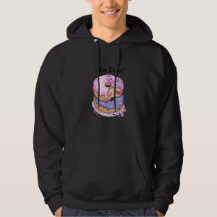 Ich liebe Donut Doughnut Süße Gebäck Lebensmittel Hoodie
