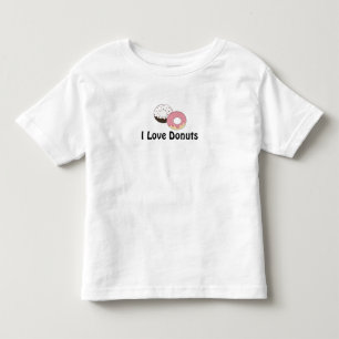 Ich liebe Donuts Kleinkind T-shirt