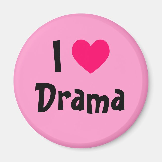 Ich liebe Drama Magnet (Vorne)