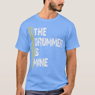 Ich Liebe Drummer Schlagzeug Drumkit he Drummer i T-Shirt