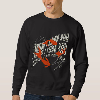 Ich Liebe, du fischen Sweatshirt