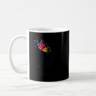 Ich Liebe, du händest Gebärdensprache Butterfly Pu Kaffeetasse