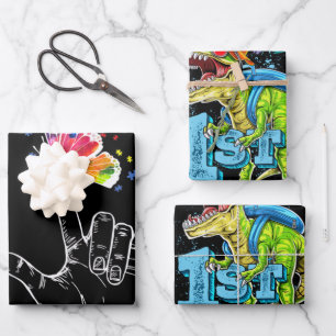 Ich Liebe, du hängst Gebärdensprache-Butterfly-Aut Geschenkpapier Set