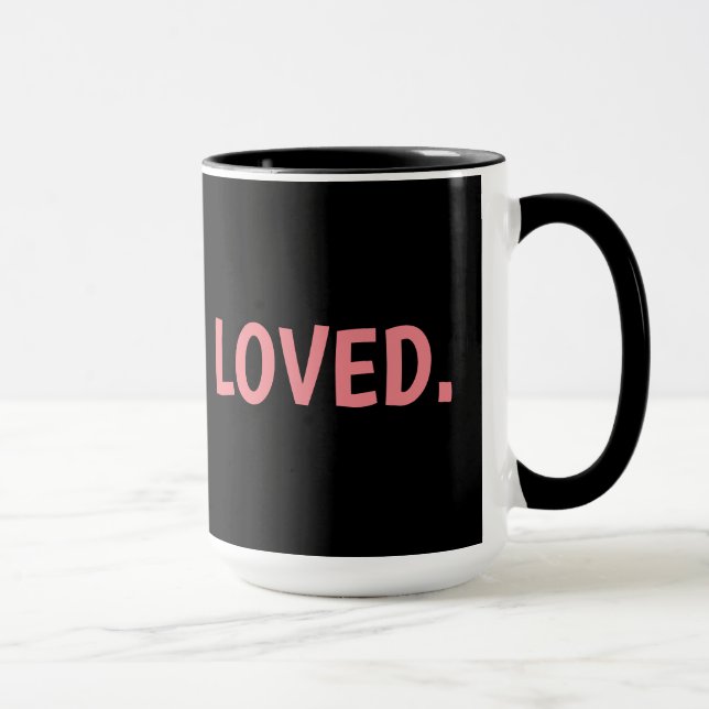 ICH LIEBE, DU KAFFEE MUGS, LIEBT TASSE (Rechts)