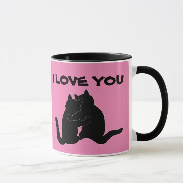 ICH LIEBE, DU KANNST KAFFEE-MUGS TASSE (Rechts)