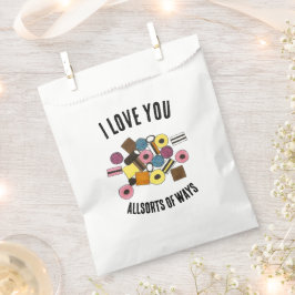Ich Liebe, du lizensierst Allsorts Valentintagskuc Geschenktütchen