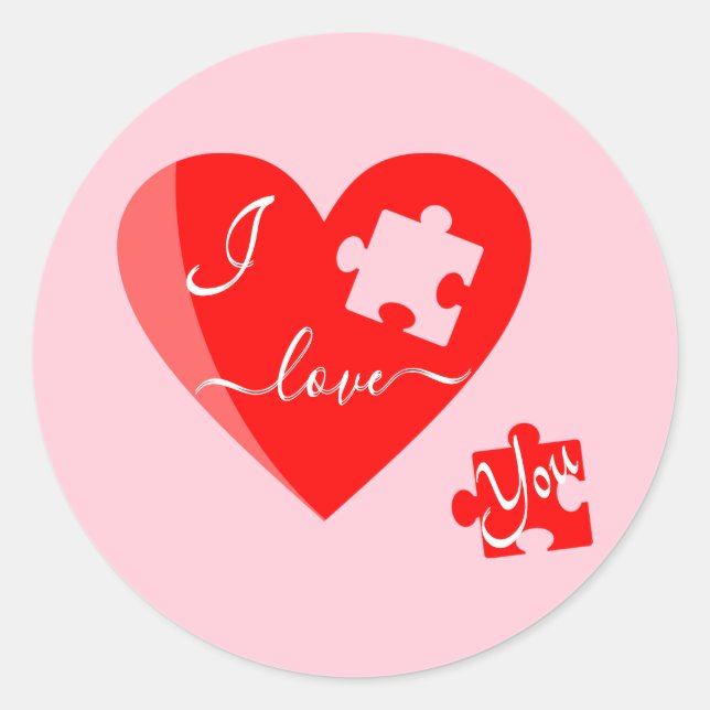 Ich Liebe, du Sticker (Vorderseite)