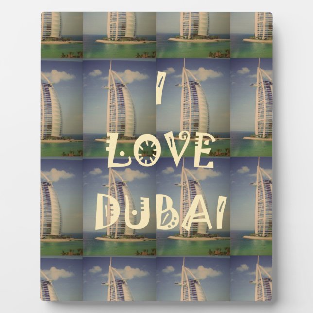 Ich liebe Dubai Fotoplatte (Vorderseite)