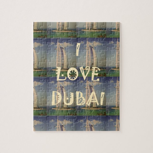Ich liebe Dubai Puzzle (Vertikal)