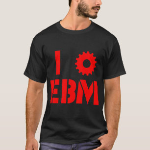 ICH LIEBE EBM Rot T-Shirt