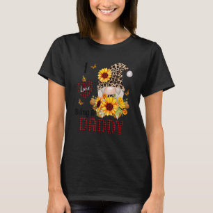Ich Liebe ein Daddy Fall werden Herbst Thanksgivin T-Shirt