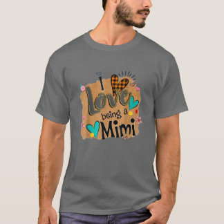Ich Liebe, ein Mimi Leopard-glücklicher Muttertag T-Shirt