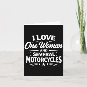 Ich liebe eine Frau und mehrere Motorräder - Karte