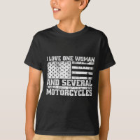 Ich liebe eine Frau und mehrere Motorräder lustig