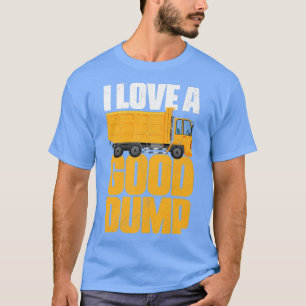 Ich Liebe eine gute Müllabfuhr Mann Trucker Garbag T-Shirt