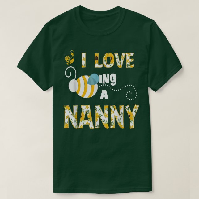 Ich Liebe, eine junge Großblütenfrau zu sein  T-Shirt (Design vorne)