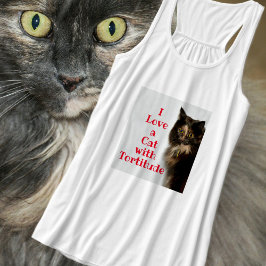 Ich Liebe eine Katze mit Tortitude Tank Top