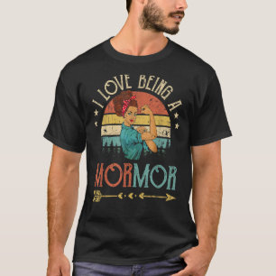 Ich Liebe, eine Mormfrauin Rosie Vintag Oma zu sei T-Shirt