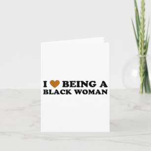 Ich Liebe eine schwarze Frau Vintag Groovy Afro Pr Karte