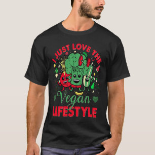 Ich liebe einfach den veganen Lebensstil Spruch T-Shirt