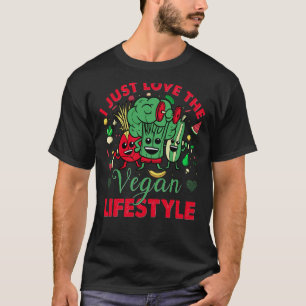 Ich liebe einfach den veganen Lebensstil Spruch T-Shirt