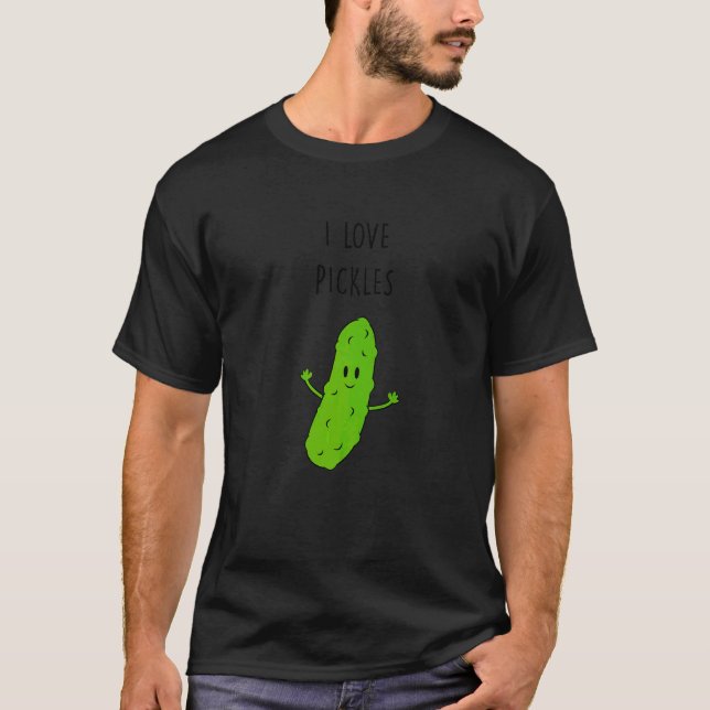 Ich liebe eingelegte Gurken T-Shirt (Vorderseite)