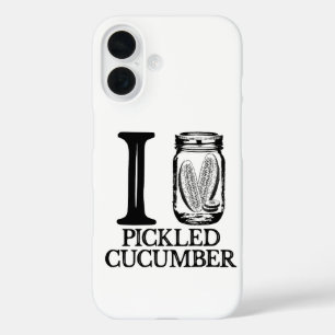 Ich liebe eingelegte Gurken - Vintage eingelegte G iPhone 16 Hülle
