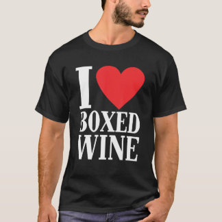 Ich liebe eingepackten Wein Billiger Wein 1 T-Shirt