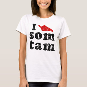 Ich Liebe einige Tam Thai Isai Essen T-Shirt