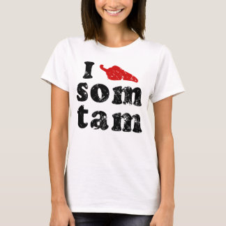 Ich Liebe einige Tam Thai Isai Essen T-Shirt