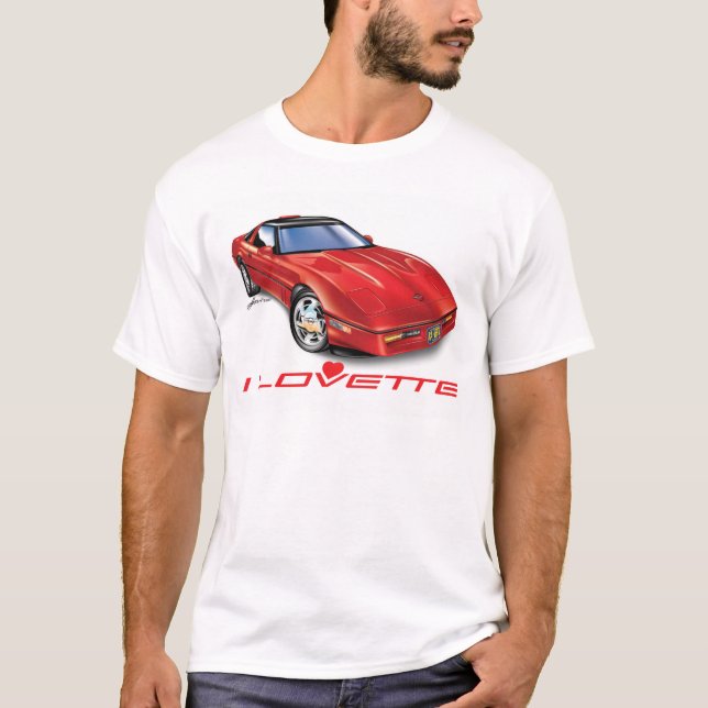 ICH LIEBE EINZIGARTIGE AUTODESIGN T-Shirt (Vorderseite)