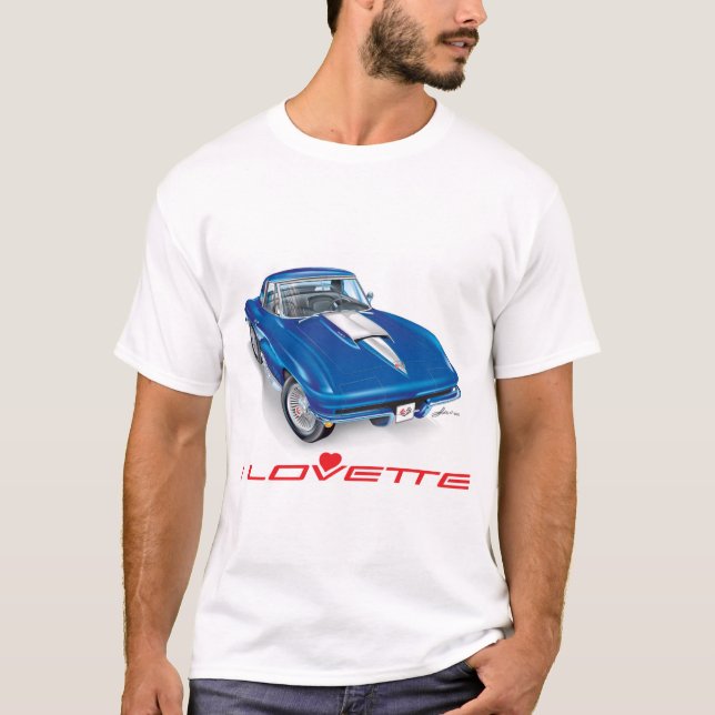 ICH LIEBE EINZIGARTIGE AUTODESIGN T-Shirt (Vorderseite)