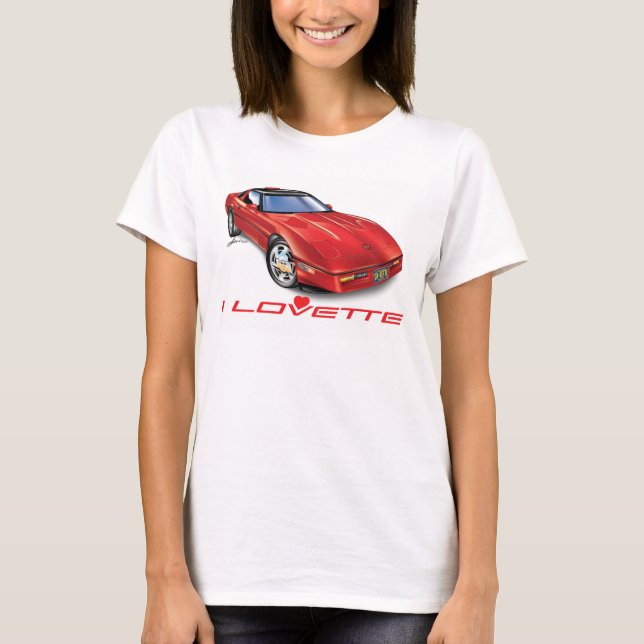 ICH LIEBE EINZIGARTIGE AUTODESIGN T-Shirt (Vorderseite)