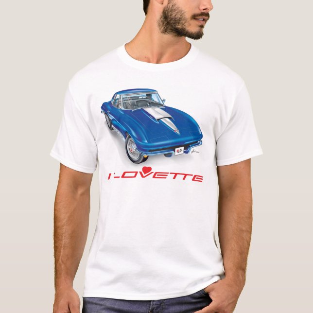 ICH LIEBE EINZIGARTIGE AUTODESIGN T-Shirt (Vorderseite)