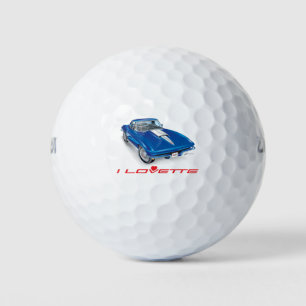 ICH LIEBE EINZIGARTIGE KFZ-DESIGN-GOLFBALLS GOLFBALL