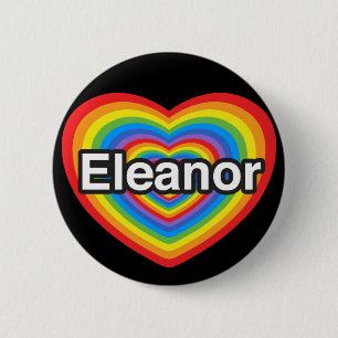Ich Liebe Eleanor. Ich Liebe dich Eleanor. Herz Button