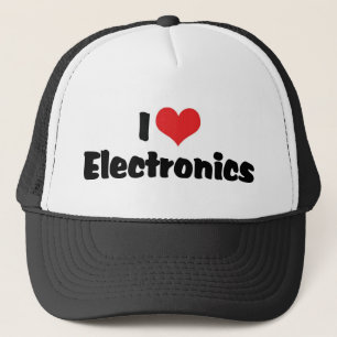 Ich liebe Elektronik Truckerkappe
